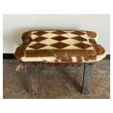 Animal Hide Bench