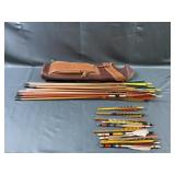 Lot of Arrows with Bag