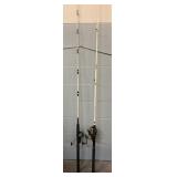 Two Fishing Poles & Reels