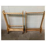 Two Fishing Pole Racks