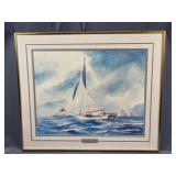 "Racing to Win" Print by Stephen Bleinberger