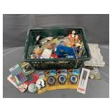 Basket of Fishing Supplies