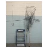 Vintage Okuma Fishing Rod Holder and Nets