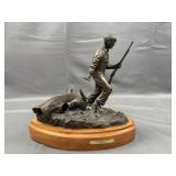 Signed Cody Houston Sculpture, "He Shot First"