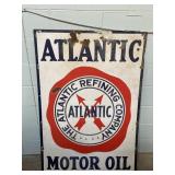 Vintage Atlantic Refining Company Motor Oil Sign