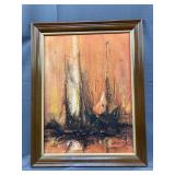 Danny Garcia Print on Canvas, "Tall Masts"