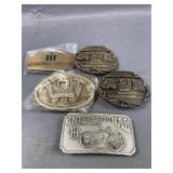 Five Belt Buckles