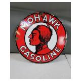 Vintage Mohawk Gasoline Sign