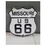 Vintage Missouri Route 66 Sign