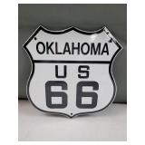 Vintage Oklahoma Route 66 Sign