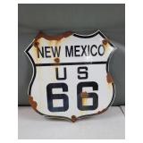 Vintage New Mexico Route 66 Sign