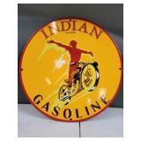 Vintage 1936 Indian Spirit Gasoline Sign