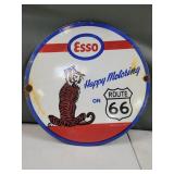 Vintage 1964 Esso Route 66 Tiger Sign