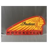 Metal Indian Motorcycle Sign