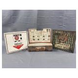 Three Vintage Display Cases