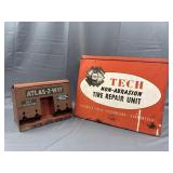 Two Vintage Display Cases