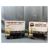 2 Vintage PSP Metal Advertisement Displays