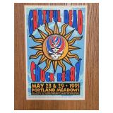 Signed and Numbered Mike King Grateful Dead Poster