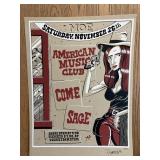 Signed Justin Hampton Poster