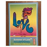 Autographed Peter Max Poster