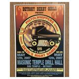 Mark Arminski Detroit Derby Girls Poster