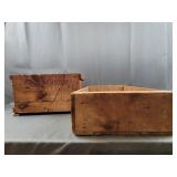 Two Wooden Storage Crates
