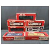 7 Lionel Train Cars