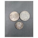 1922,1926 Liberty Silver Dollars 1964 Kennedy Half