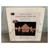 Holographic Sculpture Gingerbread House Set