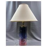 Painted Porcelain Lamp
