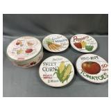 Set of 4 The Sakura Table Farmstand Plates