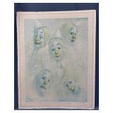 Print of "Laugh Clown" by Leighton-Jones