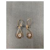 Diamond Drop Earrings