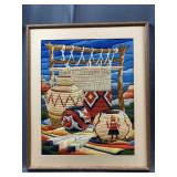 Embroidered Yarn Still-Life