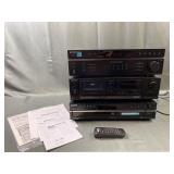 Sony Receiver, Cassette Deck and Cd Player