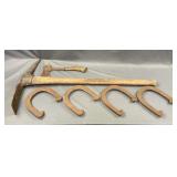 Antique Tools & Horseshoe Lot