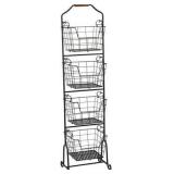 4 Tier Convertible Stand with Removable Baskets