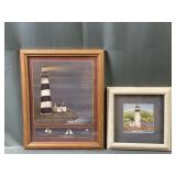 Framed Lighthouse Print by Susan Clickner