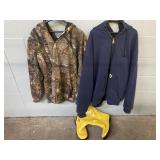 Carhartt and Rain Boots