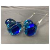 Murano-Style Glass Lovebirds