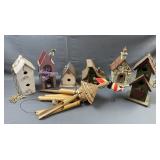 Bird Houses and Wooden Wind Chime