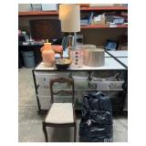 Lamps, Shades, Chair, Stool & More
