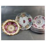 Vintage Porcelain Plates Including Bavaria Bowl