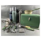 Stanley Aladdin Thermos, Vtg Kitchen Utensils&More