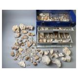 Rough Natural Quartz Crystals & Organizer