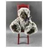Charlie Bear Named Buddy With Chair