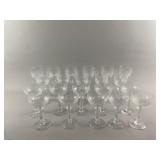 Vintage Etched Glasses