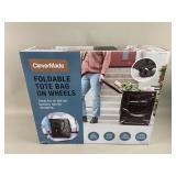CleverMade Foldable Tote Bag On Wheels