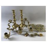 Brass Candle Holders, Williamsburg Trivet & More