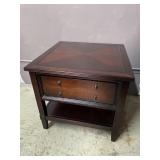 American Signature Malachi Walnut End Table